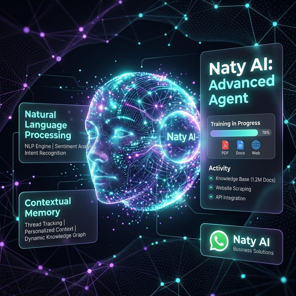 Naty AI Digital Brain Visualization