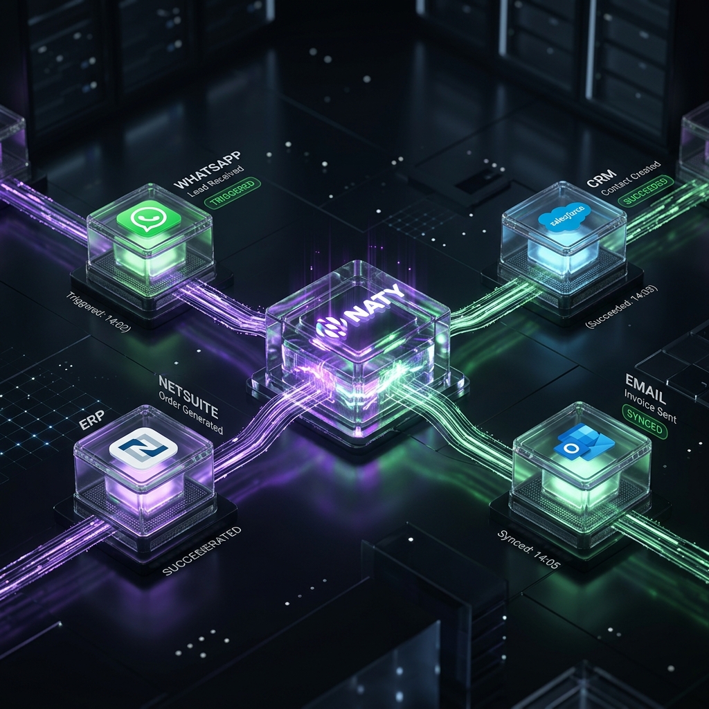 Automação de Workflows Naty App